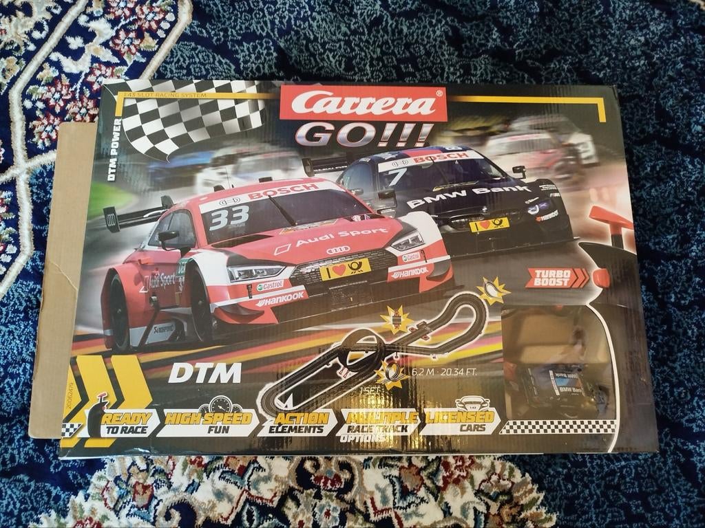 Carrera Go Race Auto Baan DTM - Complete Set, Ophalen, Carrera, Met looping, Elektrisch