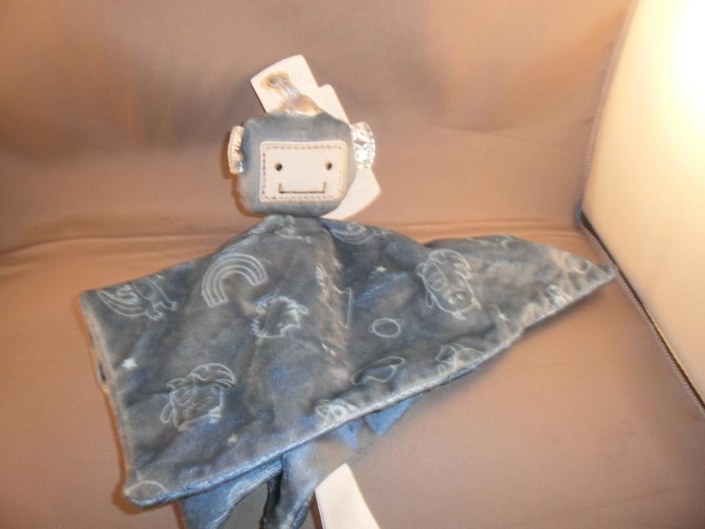 primark robot doek blauw grijs zilver blauwe velours 30x30cm, Ophalen of Verzenden, Nieuw, Overige typen