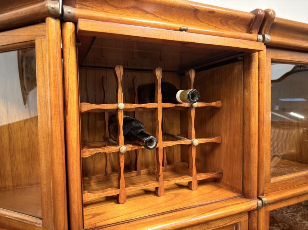 Originele Globe Wernicke Engelse Wijnrek voor in Boekenkast, Ophalen