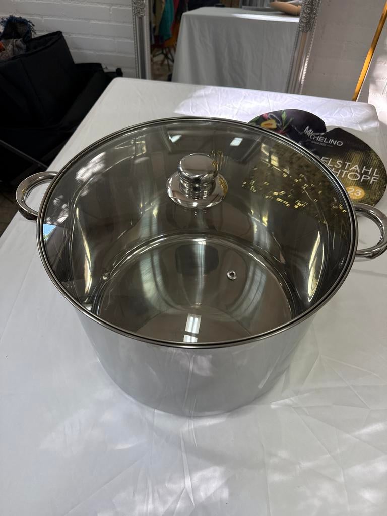 Soeppan 23 liter, Kookpan of Snelkookpan, Inductieplaat, Nieuw, Ophalen of Verzenden