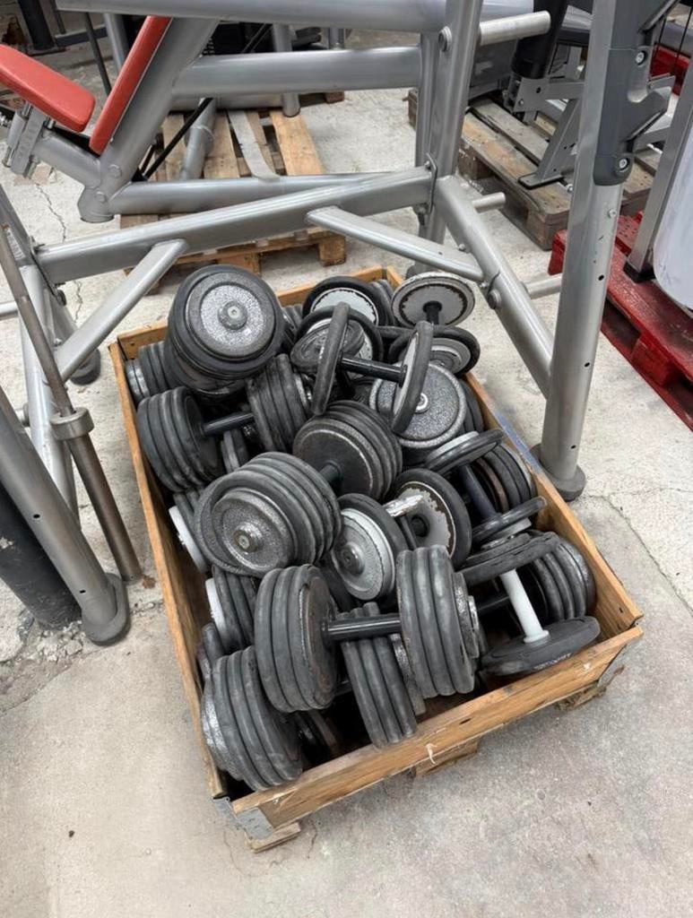 Restpartij fitness / dumbells / bankjes 5x / buikspieren