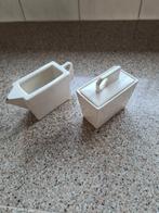 Royal Boch melkkan en suikerpot - wit keramiek, Huis en Inrichting, Keuken | Servies, Ophalen of Verzenden