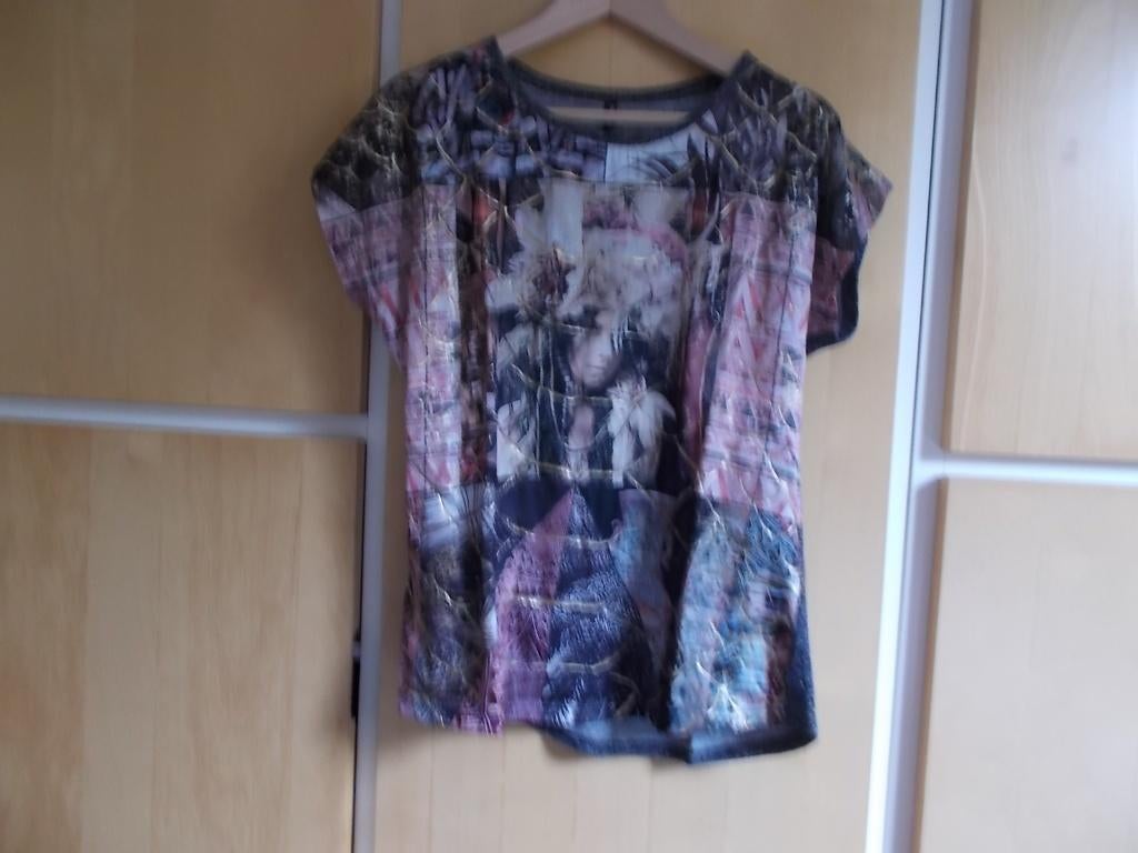 Chic T-shirt van Zoso, maat L, Kleding | Dames, Maat 42/44 (L), Ophalen of Verzenden, Zo goed als nieuw, Korte mouw