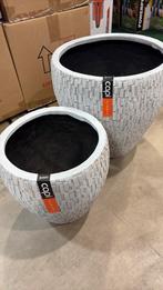 Set capi bloempot, Tuin en Terras, Bloembakken en Plantenbakken, Ophalen, Zo goed als nieuw, Rond, Kunststof