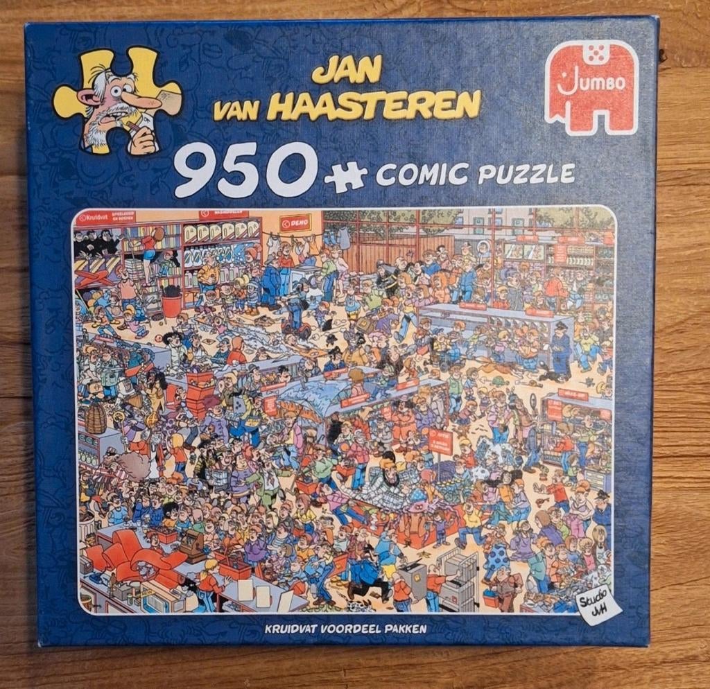 Jan van Haasteren puzzel 950 Kruidvat, Ophalen of Verzenden, 500 t/m 1500 stukjes, Zo goed als nieuw, Legpuzzel