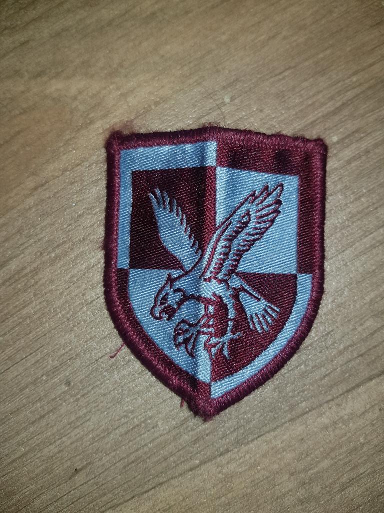 16th Airborne Brits Embleem Patch Air Assault Luchtmobiel, Verzamelen, Ophalen of Verzenden, Landmacht, Nederland, Embleem of Badge