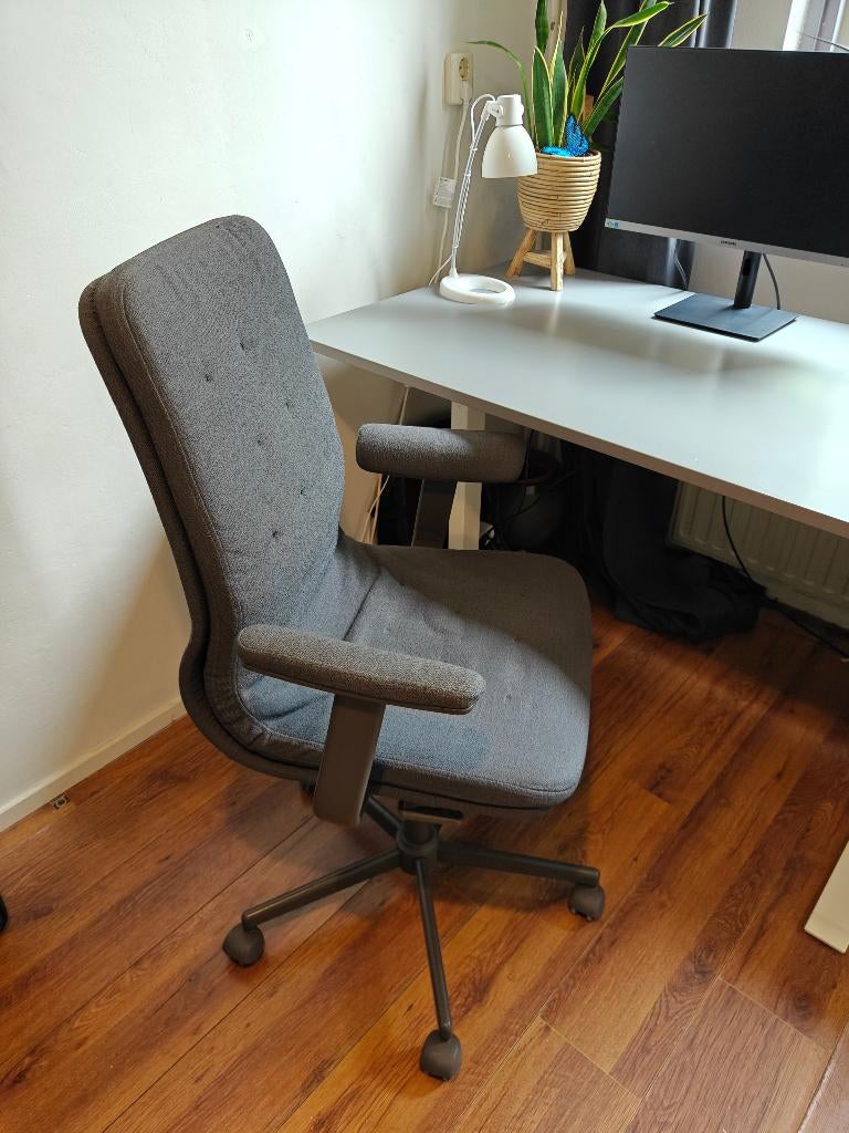 Ikea bureaustoel, Ophalen, Gebruikt, Grijs, Bureaustoel