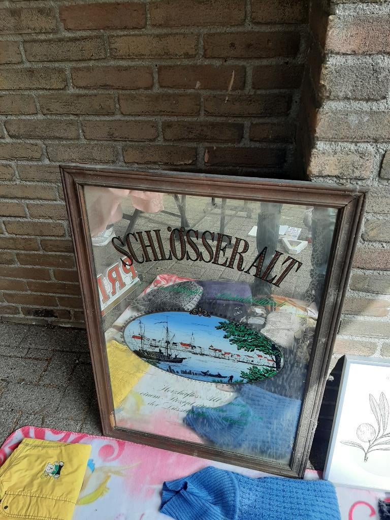 reclamespiegels en verlichting, Ophalen, Gebruikt, Reclamebord