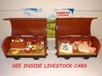 Trackmaster Thomas de Trein, See Inside Livestock Cars Paar, Ophalen of Verzenden, Gebruikt