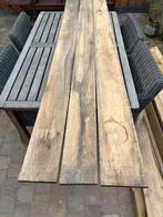 Hardhout beschoeiingsplanken, Ophalen, Planken, Zo goed als nieuw, Hardhout
