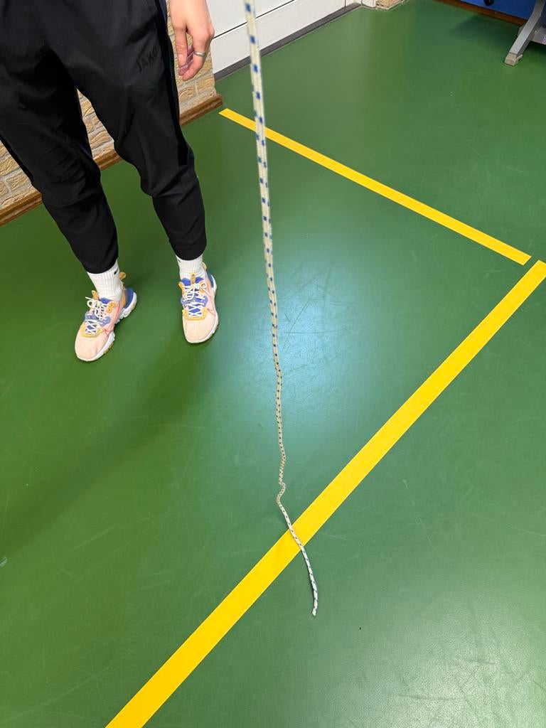 Volleybal/badminton net (6 meter) voor in de zaal, Ophalen of Verzenden, Gebruikt