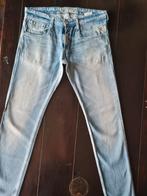 LICHTGEBLEEKTE REPLAY SUNFADED STRETCH TAPERED JEANS 32/44!!, Blauw, W32 (confectie 46) of kleiner, Ophalen of Verzenden, Zo goed als nieuw