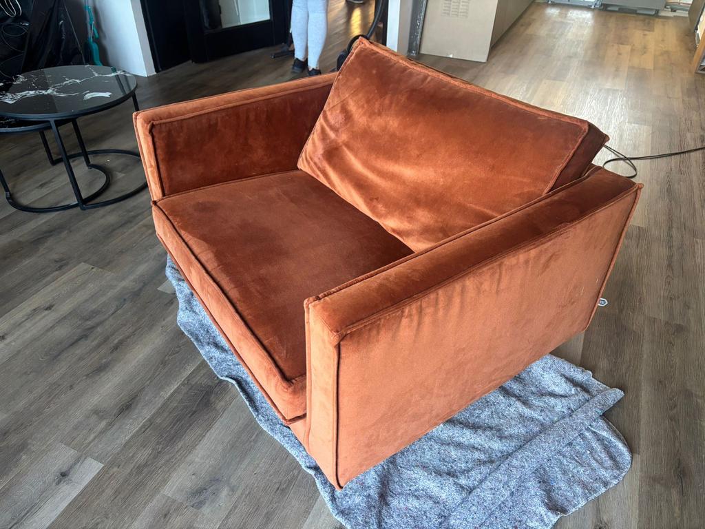 BePureHome Love Seat - Comfortabel en Stijlvol, Ophalen, 150 tot 200 cm, Tweepersoons, 75 tot 100 cm