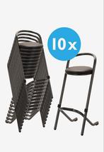 Hamerslag stapelbare Barkruk - Goedkoopste van Nederland!, 5 krukken of meer, Met voetsteun, Nieuw, Ophalen of Verzenden