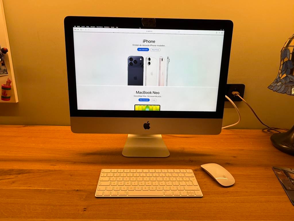 Imac 21,5 inch, 2019, Computers en Software, Apple Desktops, IMac, Ophalen of Verzenden, Zo goed als nieuw, 21,5