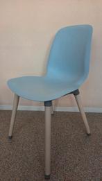 4 lichtblauwe Leifarne stoelen van Ikea., Blauw, Zo goed als nieuw, Vier, Ophalen
