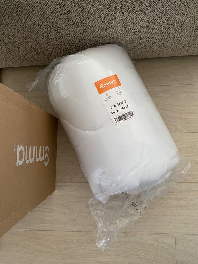 Emma lente/zomer dekbed 240x220, Jongetje of Meisje, Wit, Nieuw, Ophalen of Verzenden