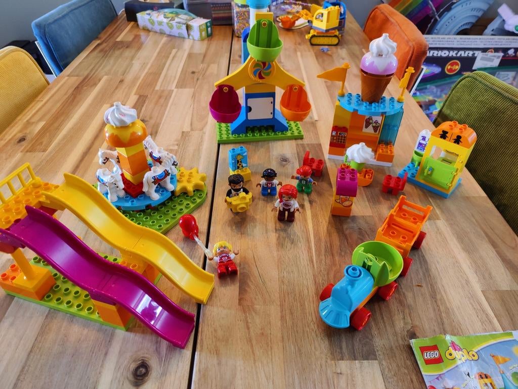 Lego duplo grote kermis 10840 Compleet, Ophalen of Verzenden, Zo goed als nieuw