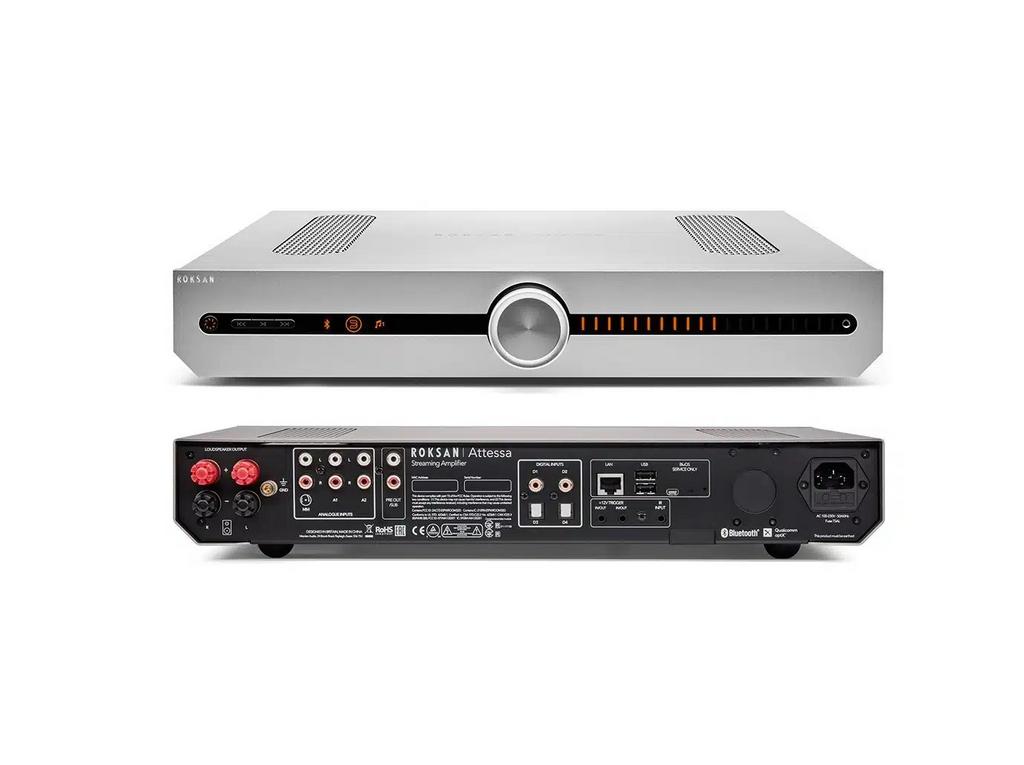 Roksan Attessa Streaming Versterker (Zilver), Audio, Tv en Foto, Overige merken, ., Ophalen of Verzenden, 60 tot 120 watt