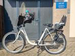 Te koop: Kaptein Madre fiets – wit, met 2 kinderzitjes, 2 zitjes, Gebruikt, Versnellingen, Ophalen