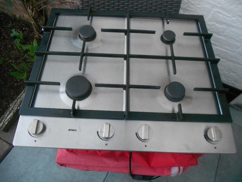 ATAG gaskookplaat, Witgoed en Apparatuur, Kookplaten, Zo goed als nieuw, Inbouw, Gas, 4 kookzones