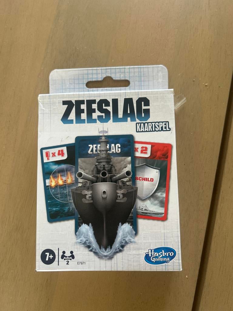 Zeeslag Kaartspel, Een of twee spelers, Ophalen, Zo goed als nieuw