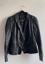 Leather Damesjas met schoudervulling- Goosecraft 501, Ophalen of Verzenden, Zo goed als nieuw, Maat 38/40 (M), Zwart