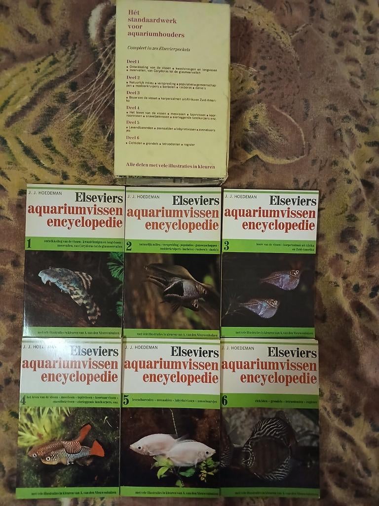 Elseviers aquariumvissen encyclopedie - 6 delen, Boeken, Ophalen of Verzenden, Zo goed als nieuw