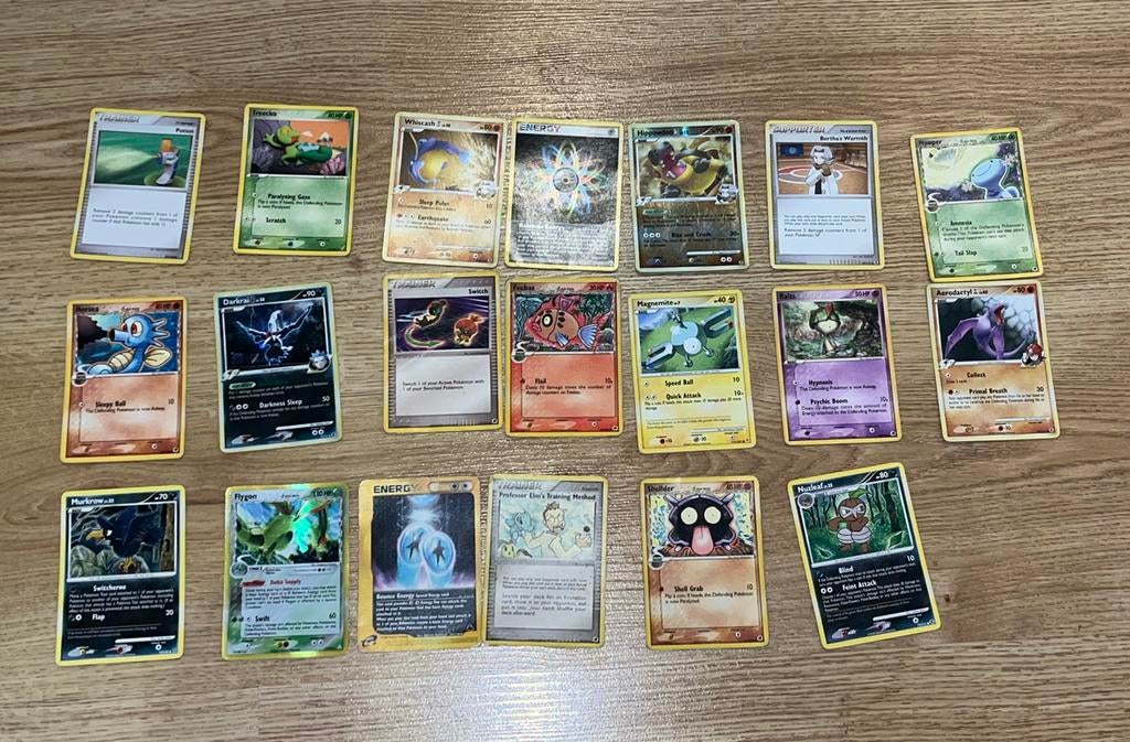 51 Pokémon kaarten, Ophalen of Verzenden, Zo goed als nieuw, Meerdere kaarten