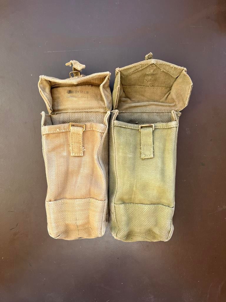 Britse MK3 37 Pattern munitie pouches, Verzamelen, Militaria | Tweede Wereldoorlog, Ophalen of Verzenden, Landmacht, Engeland