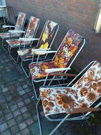 retro/vintage campingstoelen. vintage kampeerstoelen, Caravans en Kamperen, Kampeermeubelen, Ophalen, Gebruikt, Campingstoel