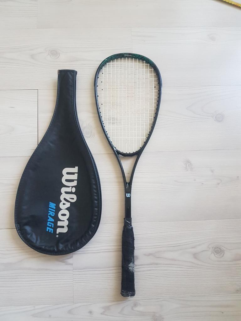 Wilson Mirage squashracket, Sport en Fitness, Squash, Ophalen of Verzenden, Zo goed als nieuw