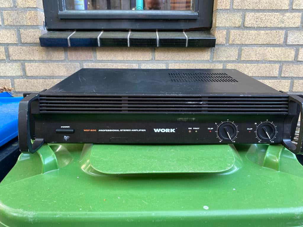 Work WEP600 Professional Stereo Amplifier, Ophalen of Verzenden, Gebruikt, Stereo, Overige merken