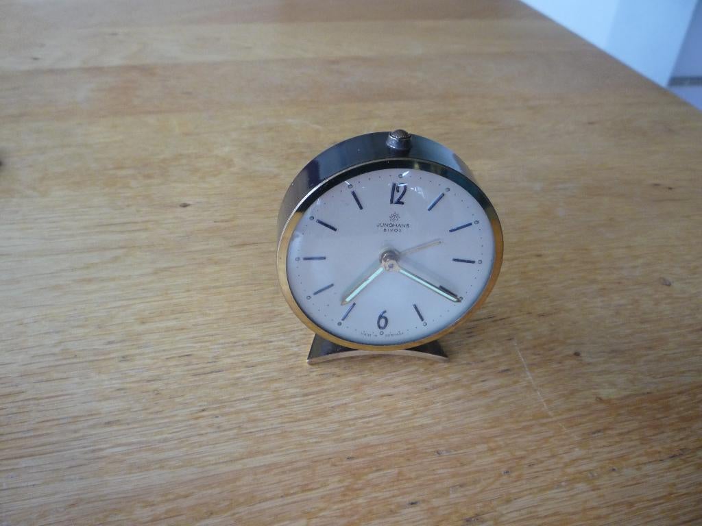 bivox junghans wekker vintage, Antiek en Kunst, Antiek | Klokken, Ophalen of Verzenden