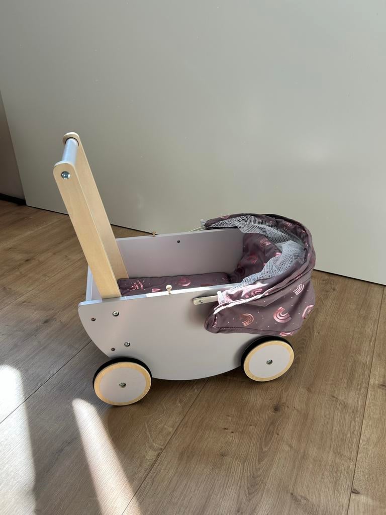 Howa houten poppenwagen rainbow, Ophalen, Zo goed als nieuw, Overige typen
