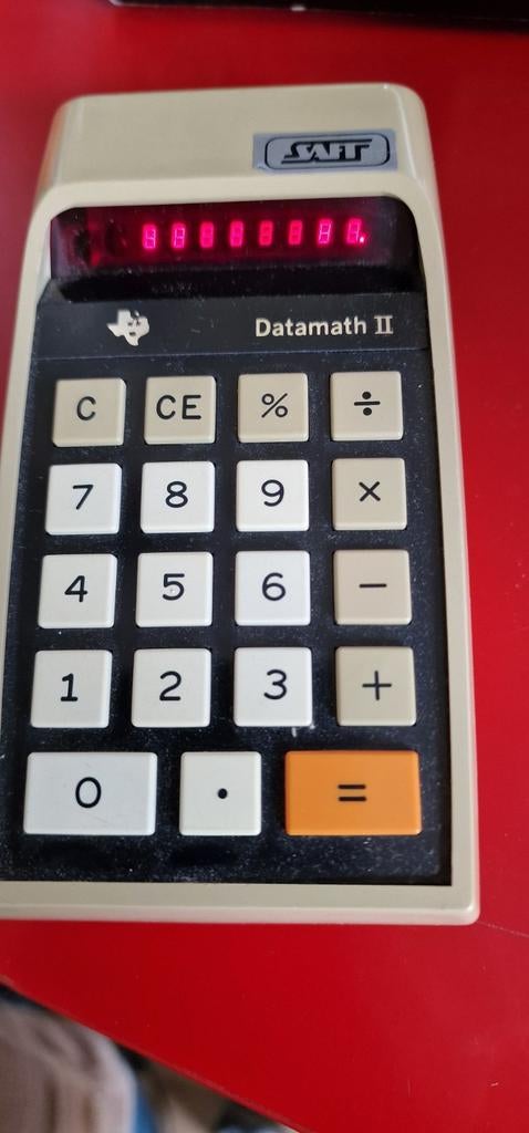 Texas Instruments TI‑2500‑II “Datamath II” rekenmachine, Ophalen of Verzenden, Gebruikt