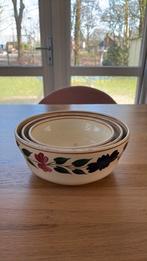 Oud Boerenbont Societe Ceramique Maastricht 3 nestschalen, Ophalen of Verzenden