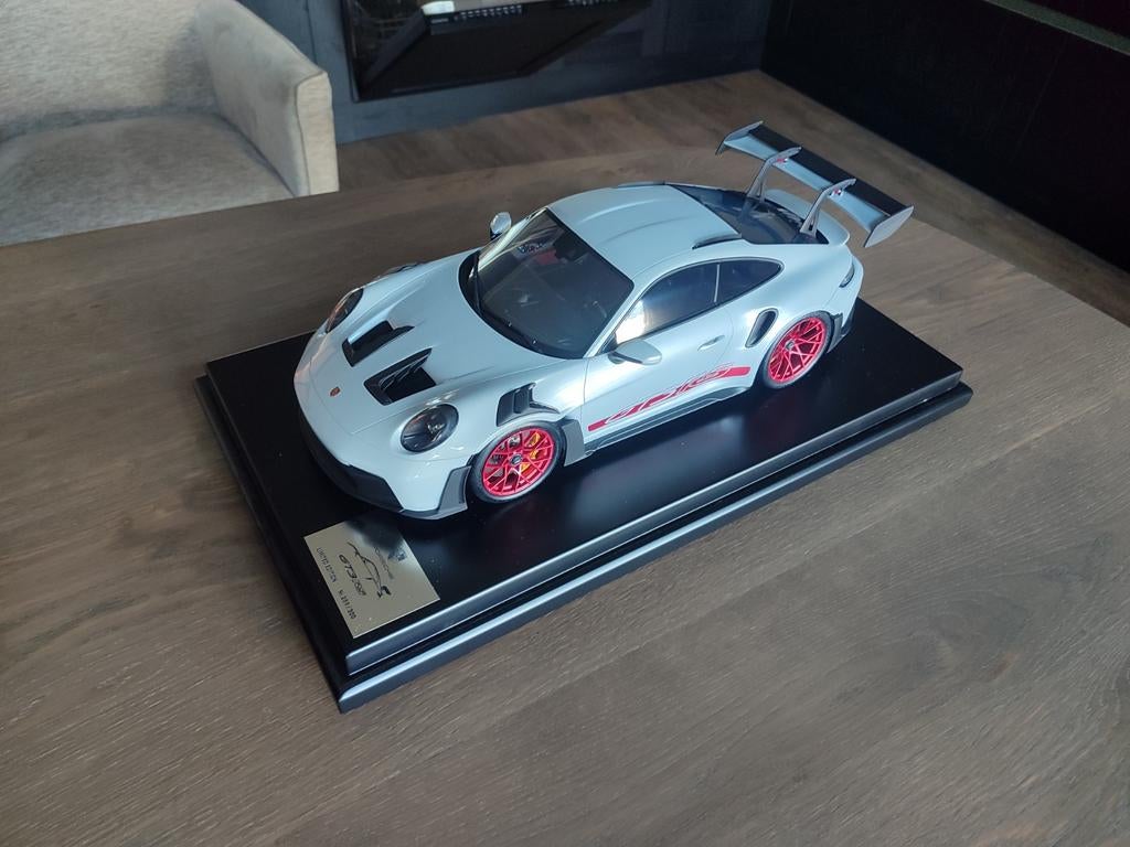 Porsche 911 GT3 RS 1:12, Hobby en Vrije tijd, Modelauto's | 1:5 tot 1:12, Ophalen of Verzenden, Zo goed als nieuw, 1:9 t/m 1:12