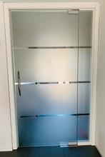 Glazen deur met Dorma grondveer - Gebruikt, Ophalen, Gebruikt, Binnendeur, Glas