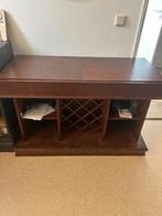 Casino Tafel met Wijnrek, Ophalen, Gebruikt, 100 tot 150 cm, Eikenhout