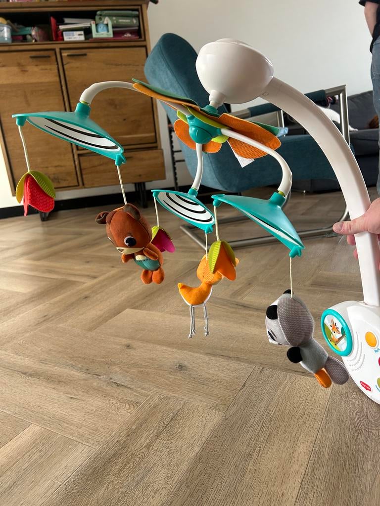 Tiny Love Muziek Mobiel voor babybedje/box, Kinderen en Baby's, Speelgoed | Babyspeelgoed, Ophalen, Zo goed als nieuw, Mobiel