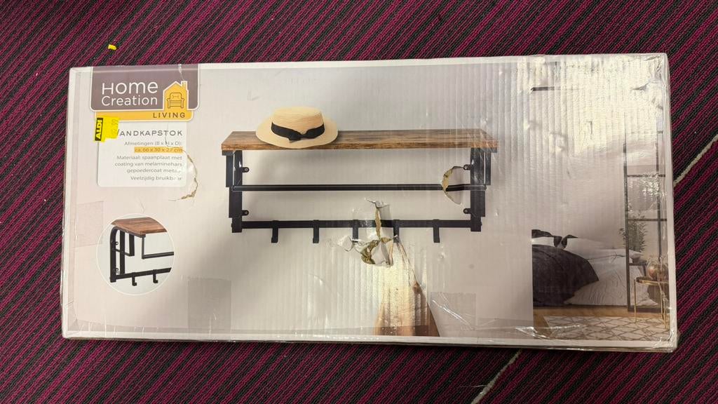 Kapstok, Ophalen, Nieuw, Wandkapstok, Minder dan 100 cm