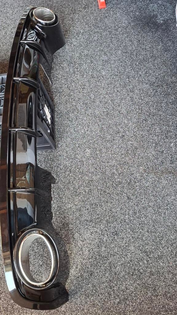 Audi A6 C7.5 RS6 Look Diffuser - Glanzend Zwart, Auto-onderdelen, Carrosserie en Plaatwerk, Ophalen, Nieuw, Audi, Bumper