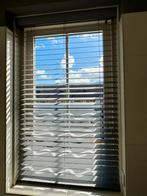 Houtlook kunstof jaloezie  Veneta, Gebruikt, 100 tot 150 cm, Grijs, 50 tot 100 cm