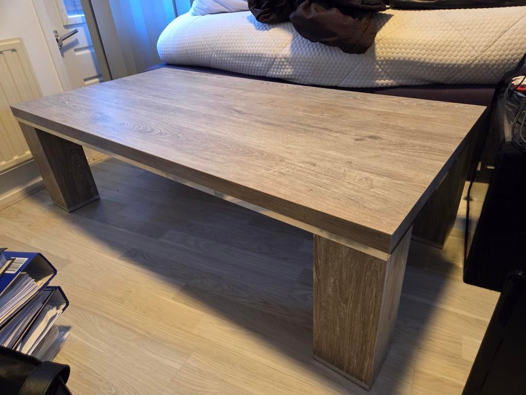 Te koop salontafel, 100 tot 150 cm, Zo goed als nieuw, Minder dan 50 cm, Rechthoekig