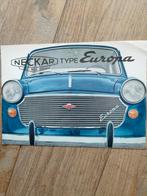 Neckar Europa brochure uit 1962 - 8 pagina's, Ophalen of Verzenden, Zo goed als nieuw, Neckar