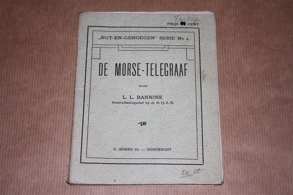 De Morse-Telegraaf bij de Nederlandsche Spoorwegen 1918, Ophalen of Verzenden, Gebruikt, Tram, Overige typen