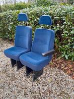 Twee blauwe autostoelen, Ophalen, Gebruikt