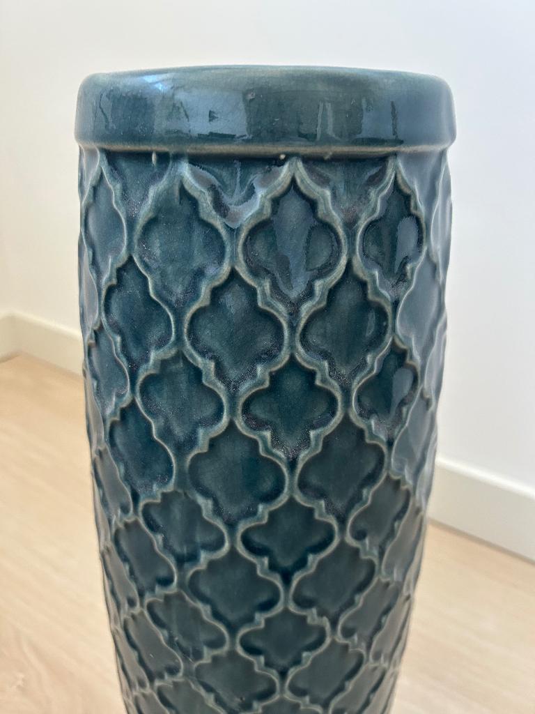 Blauwe vaas, Ophalen, Blauw, Aardewerk of Porselein, Zo goed als nieuw