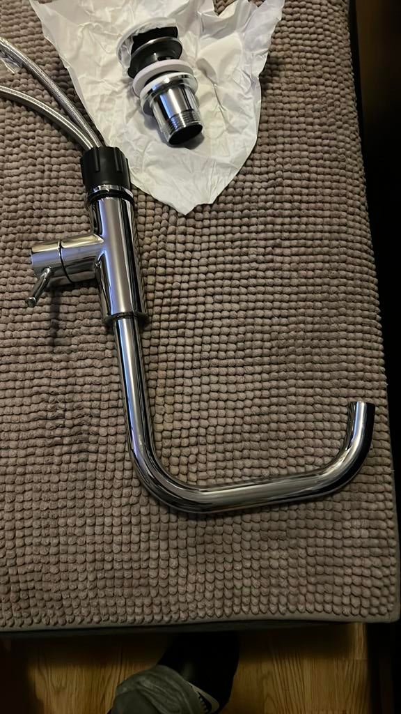 Keukenkraan, Doe-het-zelf en Verbouw, Sanitair, Ophalen of Verzenden, Nieuw, Chroom, Kraan